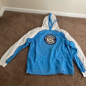 Pittsburgh Penguins Reebok blue and white hoodie